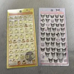 サンリオ　クロミ　ポムポムプリン　ボンボンドロップシール　ミニ　2枚セット