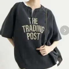 【UNISEX】ピグメント加工ラグランワッフルヘンリーTEEのサムネイル