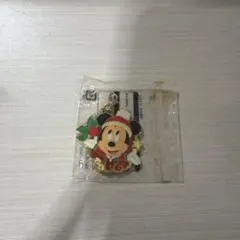 ミッキーマウス クリスマスキーホルダー
