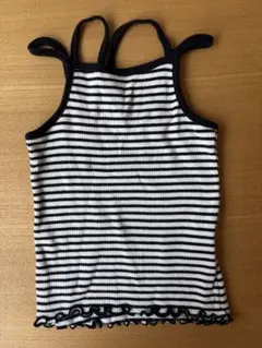 ストライプ ノースリーブ タンクトップ 100cm