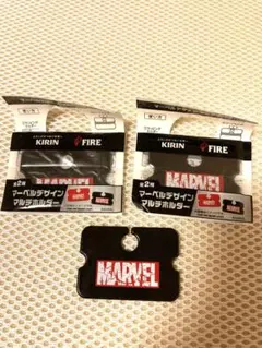 KIRIN FIREノベルティ品マルチホルダー 【MARVEL 】3個セットのサムネイル