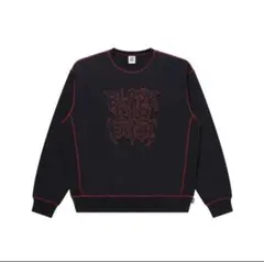 BlackEyePatch メタルロゴ　スウェット　赤黒のサムネイル