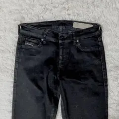 ディーゼル DIESEL Slandy デニムパンツ ブラック ストレッチ 28のサムネイル