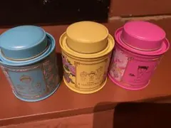 ちびまる子ちゃん お茶缶　40周年　横浜赤レンガ限定 3点　❸