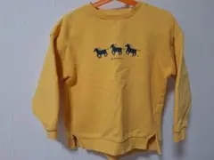 馬プリント 長袖 120cm
