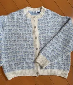 ZARA ザラ　ジャガーニットカーディガン