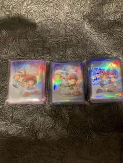 パワプロ　遊戯王コラボスリーブ　遊戯・海馬・杏子　未開封全3種セット