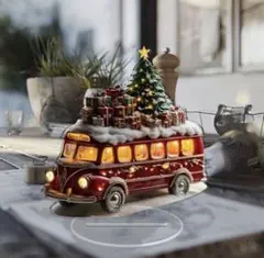 クリスマス バス型アクリルスタンド