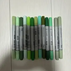 【くまちゃん専用】Copic Ciao 緑系マーカー 13本セット