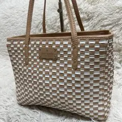 Kate spade New York カゴ編み風　トートバッグ