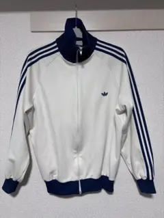P*P様 adidas 80s トラックジャケット　ホワイト/ネイビー 紺×白 adidas 80s トラックジャケット - メルカリ