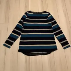 ボーダー長袖トップス