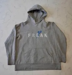 FREAK ロゴ パーカー グレー　L〜XLくらい