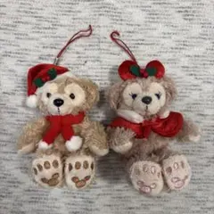 ダッフィー＆ジェラトーニ クリスマス ぬいぐるみストラップ - メルカリ