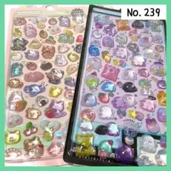 【239】 ボンボンドロップシール ボンドロ 2枚セット オバケ・動物