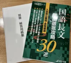 国語長文 難関攻略30選