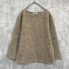 DE-NA-LI デナリ　長袖　ニットセーター　モコモコ　ふわふわ　日本製　S