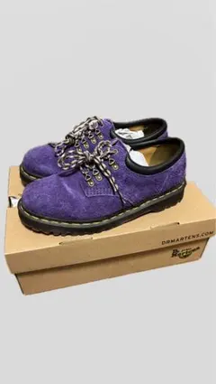 美品Dr.Martens/スエード/リッチパープル/UK7/箱付き/着用1〜2回のサムネイル