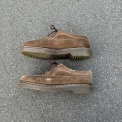 Dr.Martensブラウンスエード ローファー made in England