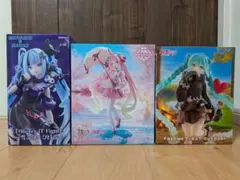 初音ミクフィギュア 3種 雪ミク×クロミ 桜ミク FashionOutdoor