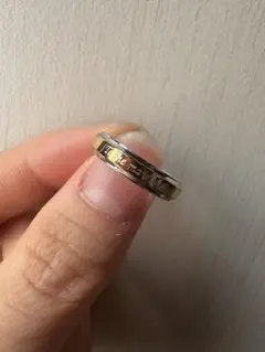 指輪 サージカルステンレス 7号 ピンクゴールド シルバー