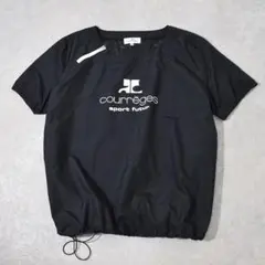 y2k courreges ロゴプリント シャカシャカ プルオーバー 42