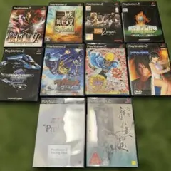 PS2ソフト10本セット　戦国無双、アーマードコア2、新撰組、ラチェット3
