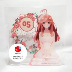 映画 五等分の花嫁 ウェディングコレクション　アクリルスマホスタンド 中野五月