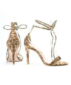 【新品未使用】MAMIAN リボンサンダル ピンヒール9㎝