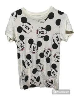 ミッキーマウスプリント Tシャツ Mサイズ