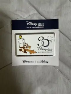 ディズニーストア 30周年記念 ピンバッジ チップ＆デール