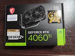 【美品/最終値下】MSI GeForce RTX 4060 Ti