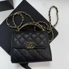 ブラック ミニショルダーバッグ