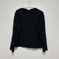 GLOBALWORK グローバルワーク　ブラック 長袖　ニットセーター　L