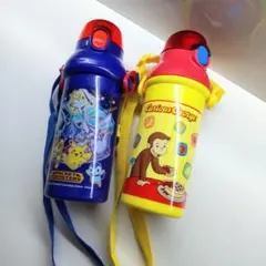 プラスチック水筒 ポケモン・おさるのジョージ