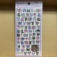 KUROMI ボンボンドロップ アルファベットシール