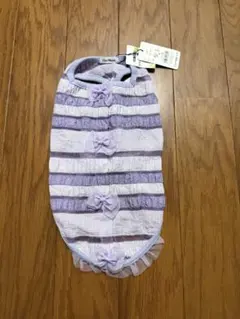 Can Nana 犬服 ラベンダー ボーダー Mサイズのサムネイル