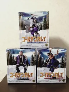 ゴールデンカムイ XrossLink フィギュア アシリパ&杉元佐一&白石由竹