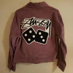 STUSSY WOMEN ダイス　コーデュロイ　ジャケット　Gジャンのサムネイル