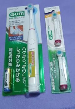 GUM 프로케어 전동칫솔 교체용 브러시 2개 세트