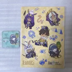 ラムセス大王展×FGO クリアファイル コースター クレオパトラ