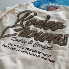 Rodeo Crowns 長袖Tシャツ クリーム色
