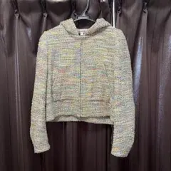 伊勢丹限定 MASU スパンコール ジップアップパーカー 46 - メルカリ