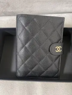 【蔵出・レア・美品】シャネルCHANELマトラッセキャビアスキンB6システム手帳 中古・古着通販】CHANEL (シャネル) 手帳カバー ブラック サイズ