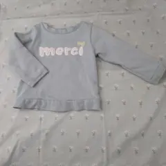 アプレレクール　裏起毛　トップス　トレーナー　チュール　リボン　merciのサムネイル