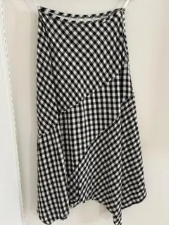 ギンガムチェック フレアスカート