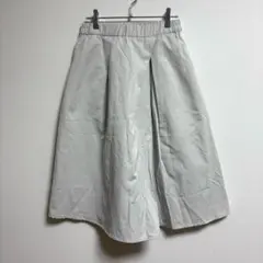 ✨美品✨ ライトオン【Ｍ】フレアスカート ウエストゴム ひざ丈 薄手 グレーのサムネイル