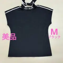ジュンアンドロペ ロゴリボン モック フレンチ袖 プルオーバー М ジュンアンドロペ ロゴリボン モック フレンチ袖 プルオーバー М