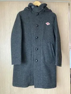 24時間以内発送！美品　ダントン　ウールモッサコート　グレー　36 フード付 楽天市場】DANTON ダントン ウールモッサ 2WAY フードコート JD-8075