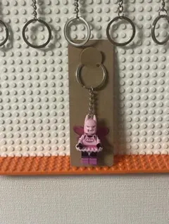 や様専用　レゴ互換キーホルダー　ピンクバットマン